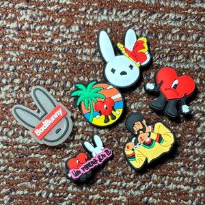 Bad bunny Jibbitz croc accessories